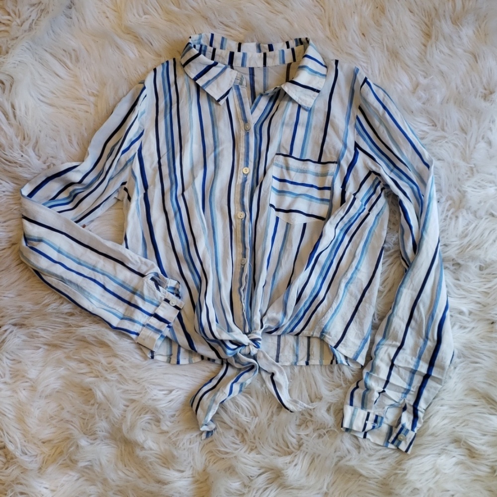 Silky Button Up